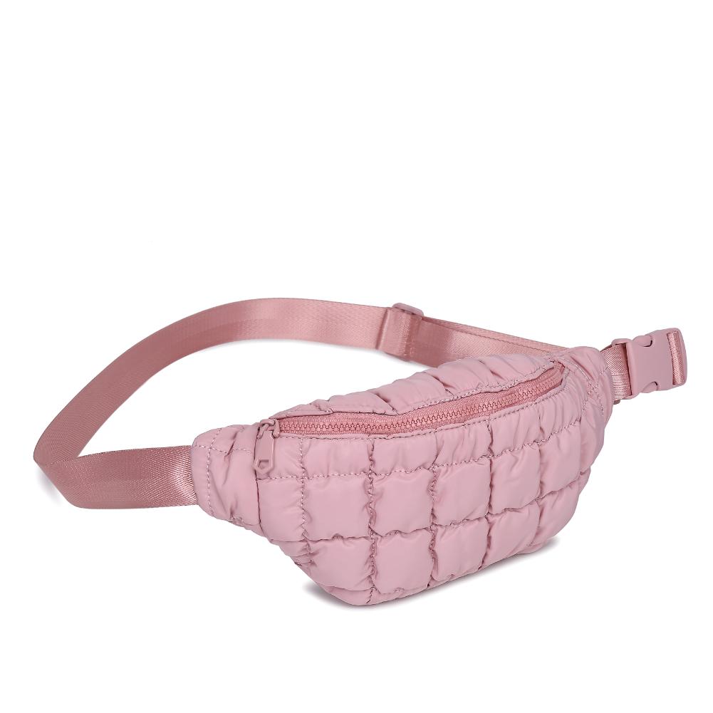 Woman wearing Rose Sol and Selene Resurgence Belt Bag 841764109680 View 6 | Rose