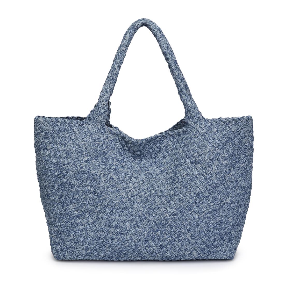 Product Image of Sol and Selene Sky's The Limit - Large Denim Tote 841764111348 View 7 | Denim