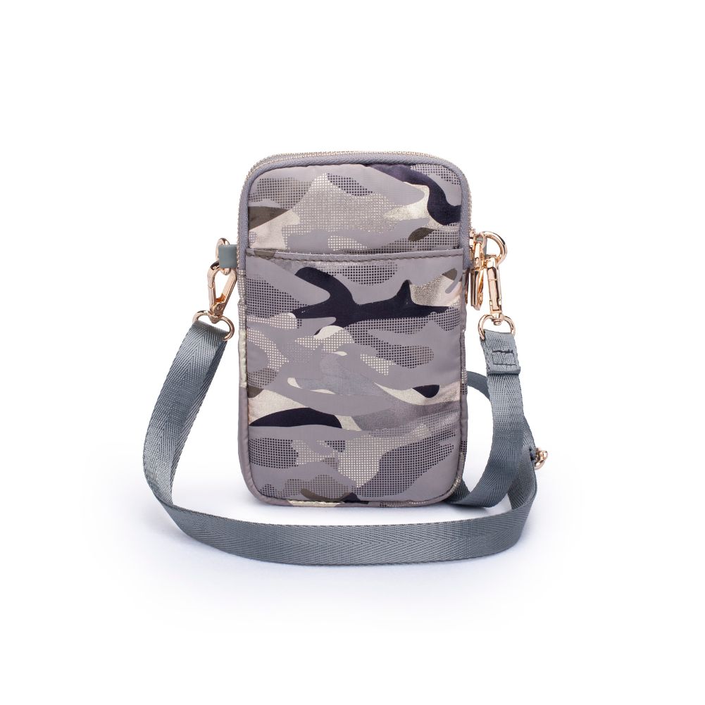 Sol and Selene Divide & Conquer Crossbody 841764105439 View 7 | Seafoam Metallic Camo