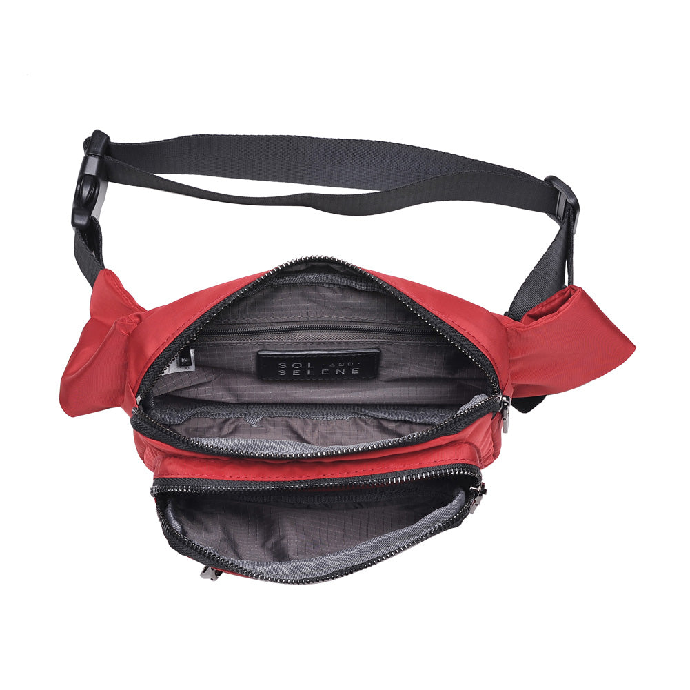 Product Image of Sol and Selene Hip Hugger Belt Bag 841764103930 View 8 | Scarlet