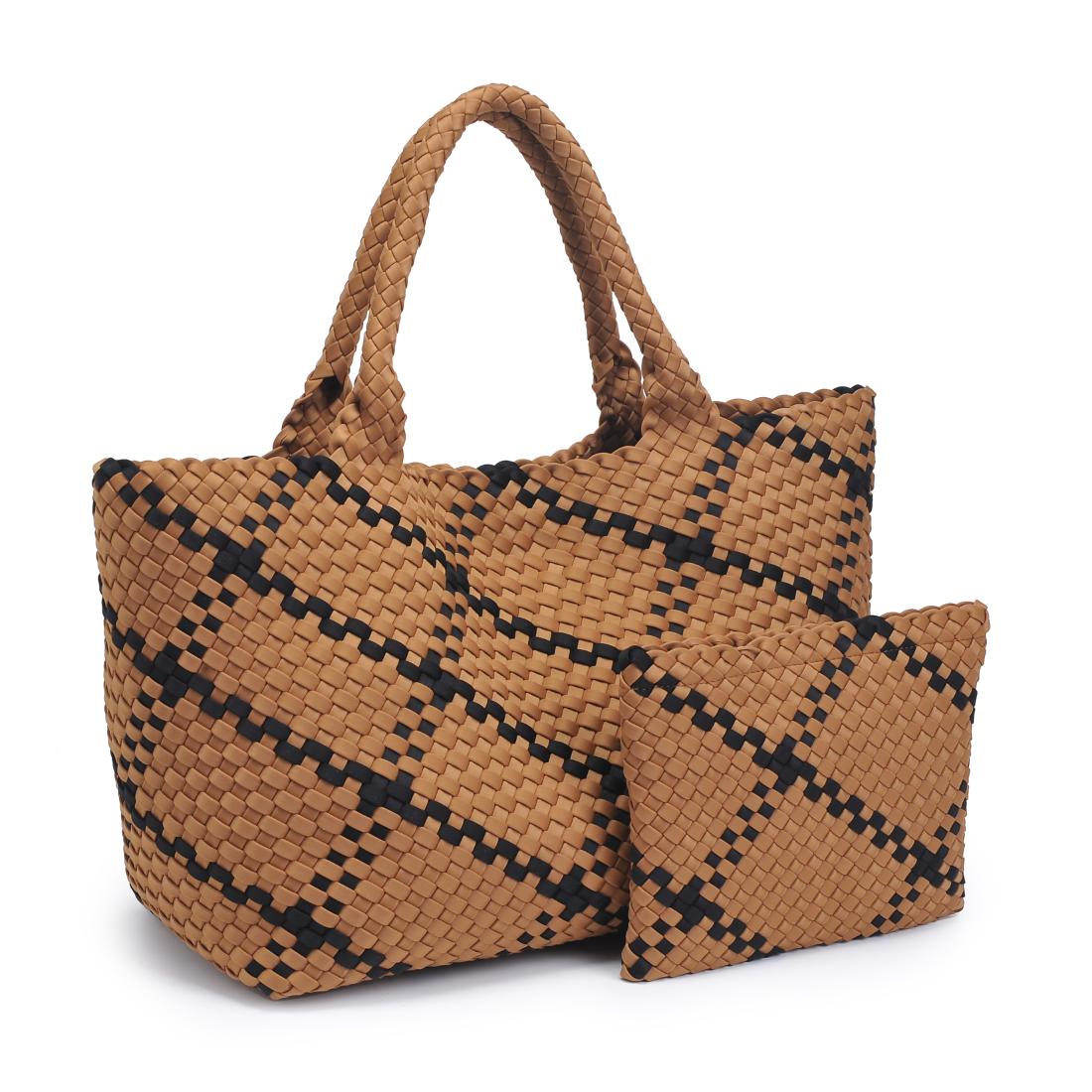 Sol and Selene Sky's The Limit - Large Tote 841764110679 View 6 | Sand Black