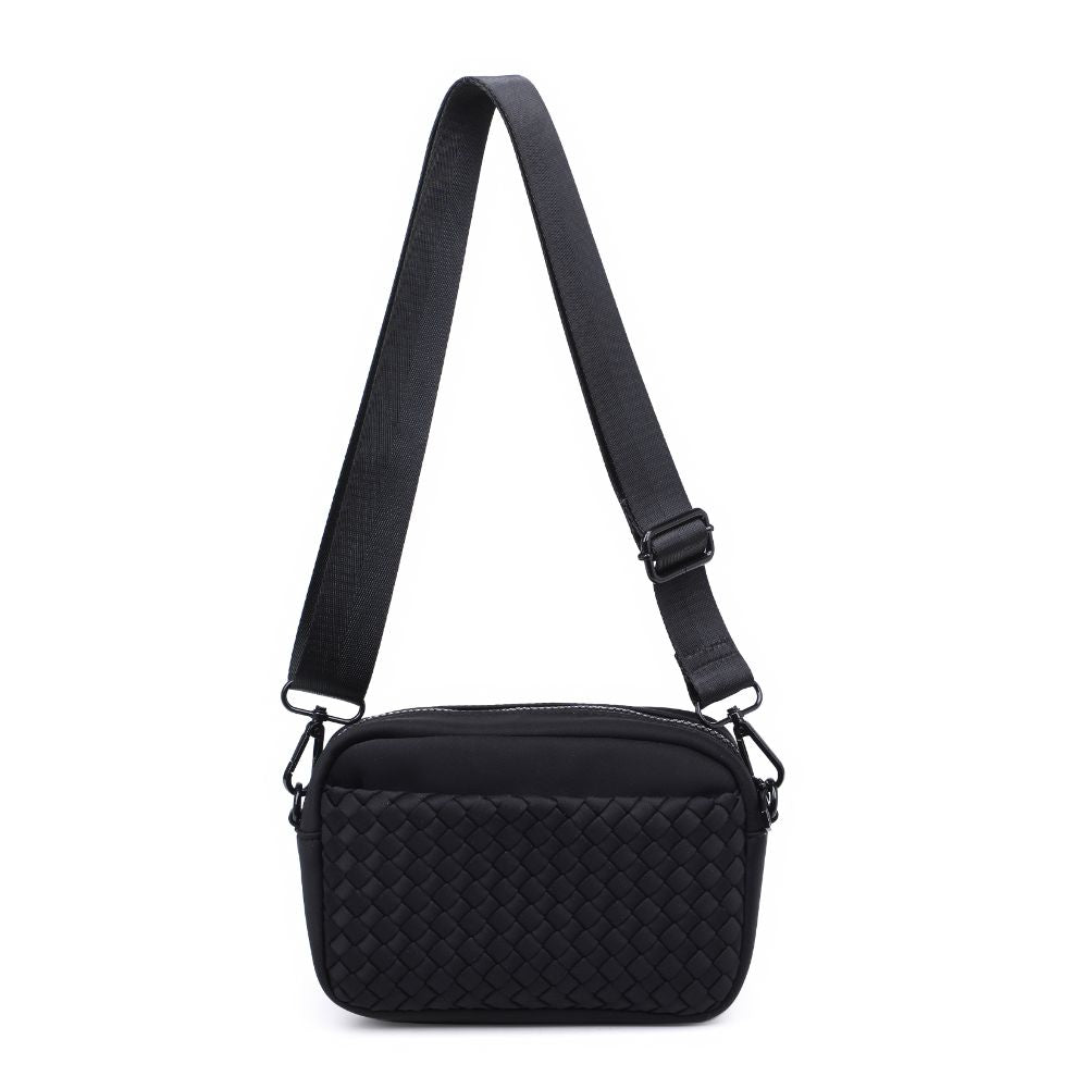 Product Image of Sol and Selene Inspiration - Woven Neoprene Crossbody 841764108317 View 7 | Black