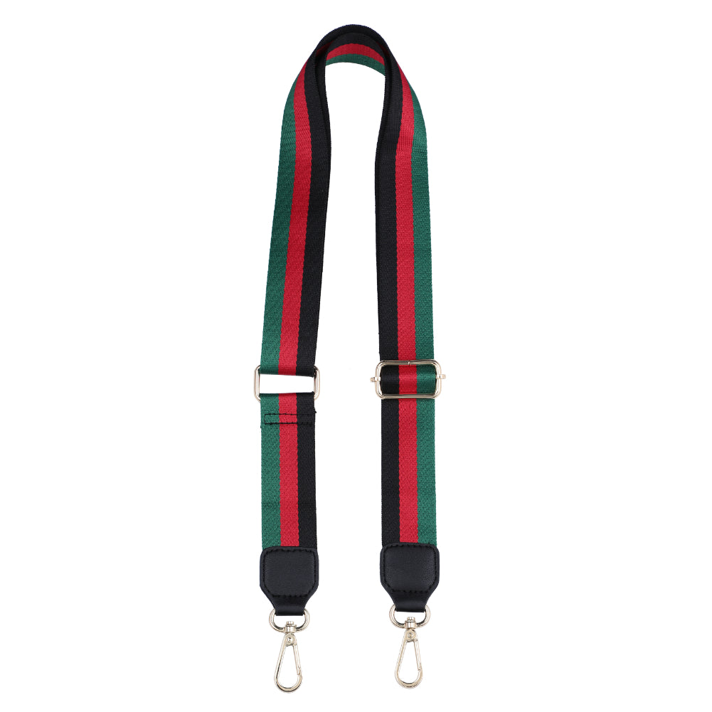 Sol and Selene Adjustable Shoulder Crossbody Strap Shoulder Strap 841764106214 View 5 | Black Red Green