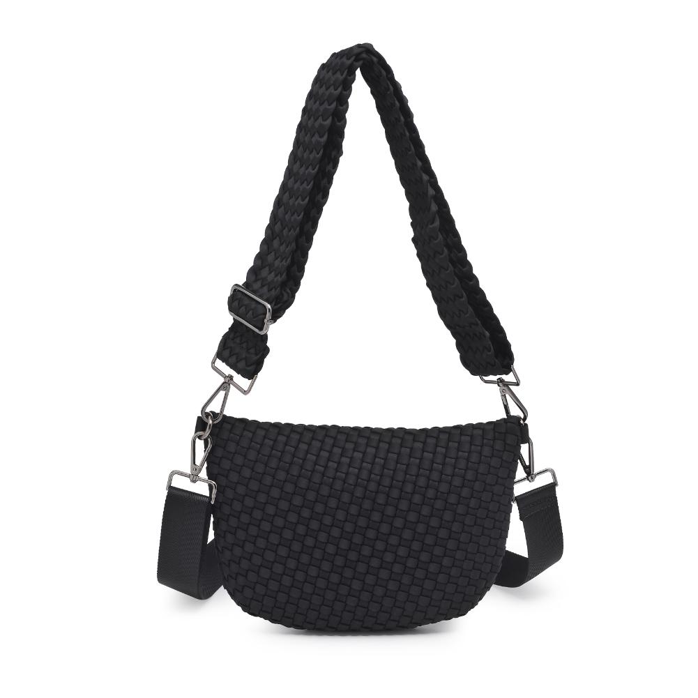 Sol and Selene Ethereal - Woven Neoprene Crossbody 841764110839 View 7 | Black