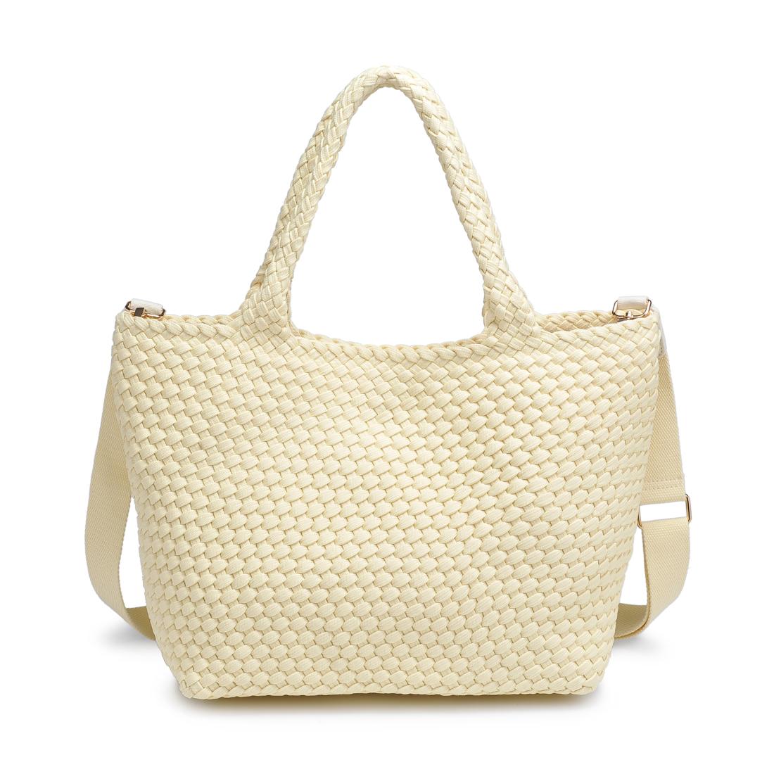 Product Image of Sol and Selene Sky's The Limit - Medium Laced Up Eco-Edition Tote 841764111607 View 7 | Butter