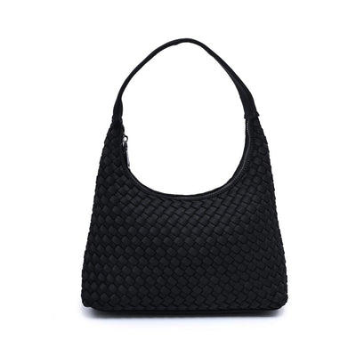 Product Image of Sol and Selene Harmonia - Woven Neoprene Shoulder Bag 841764112499 View 1 | Black
