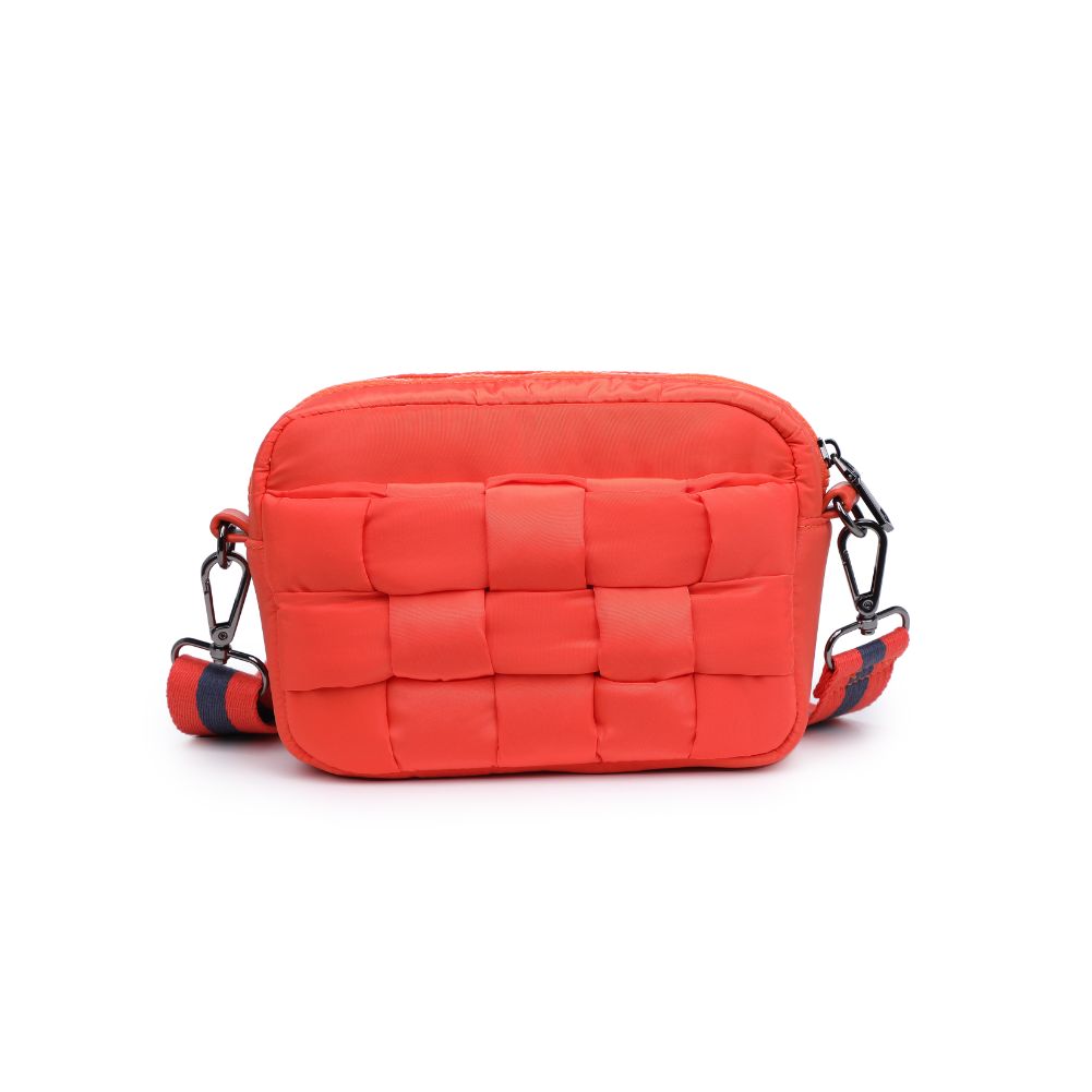 Sol and Selene Inspiration - Woven Nylon Crossbody 841764107907 View 7 | Tangerine