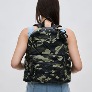Woman wearing Camo Sol and Selene Motivator - Medium Backpack 841764103954 View 1 | Camo