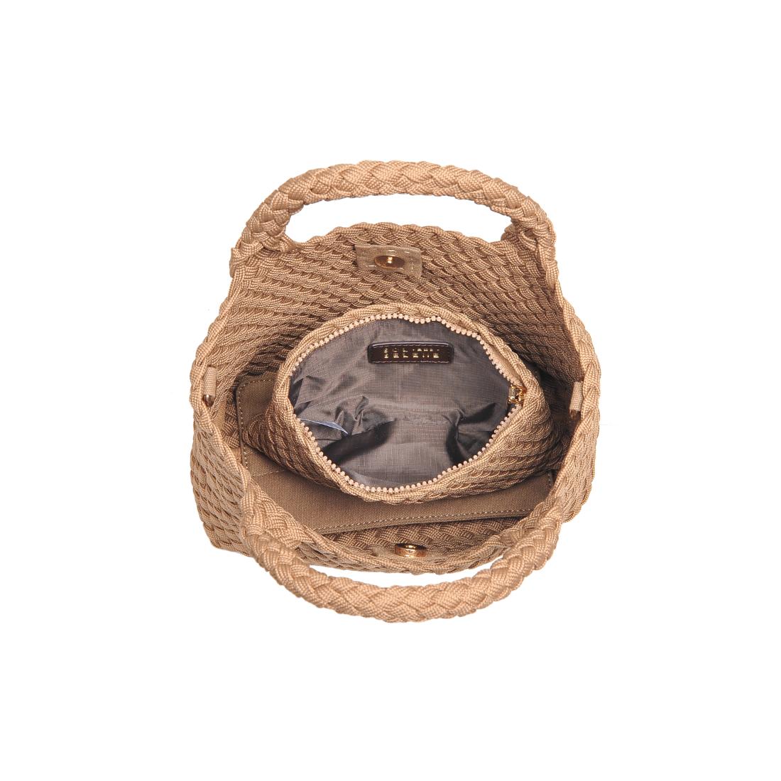 Product Image of Sol and Selene Sky's The Limit - Small Laced Up Eco-Edition Crossbody 841764111737 View 8 | Nude