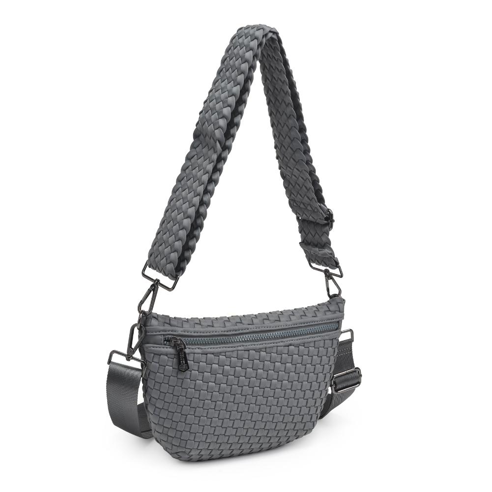 Sol and Selene Ethereal - Woven Neoprene Crossbody 841764110877 View 6 | Grey