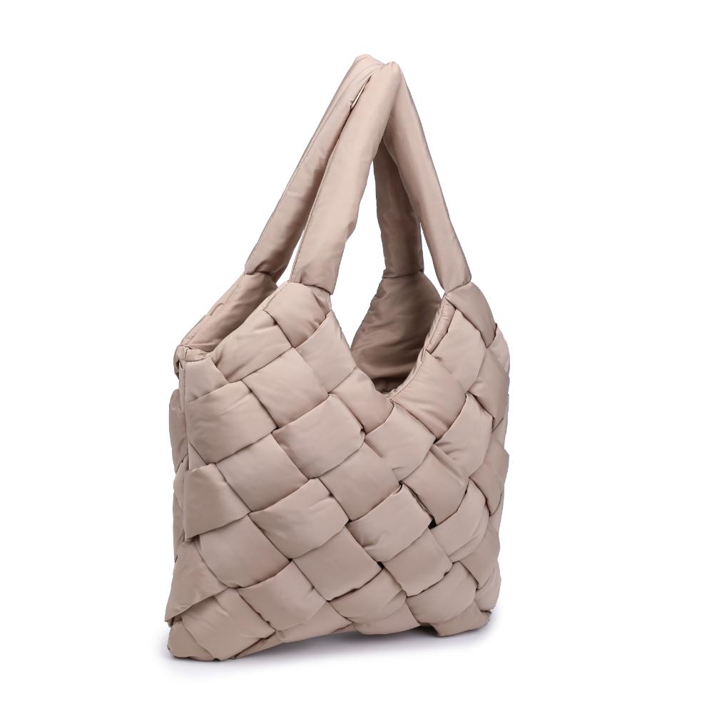 Woman wearing Nude Sol and Selene Illumine Tote 841764110815 View 6 | Nude