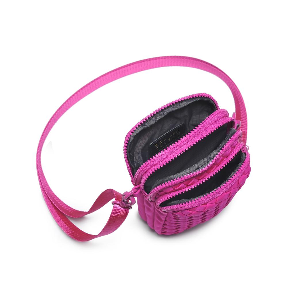 Product Image of Sol and Selene Divide & Conquer - Woven Neoprene Crossbody 841764108720 View 8 | Fuchsia