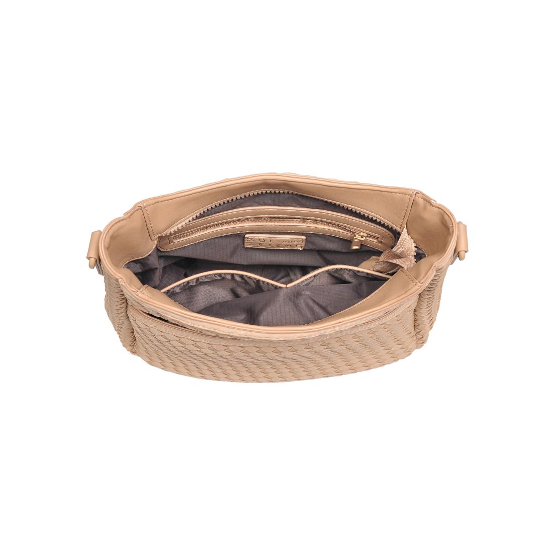 Sol and Selene Kismet - Woven Neoprene Crossbody 841764110174 View 8 | Nude