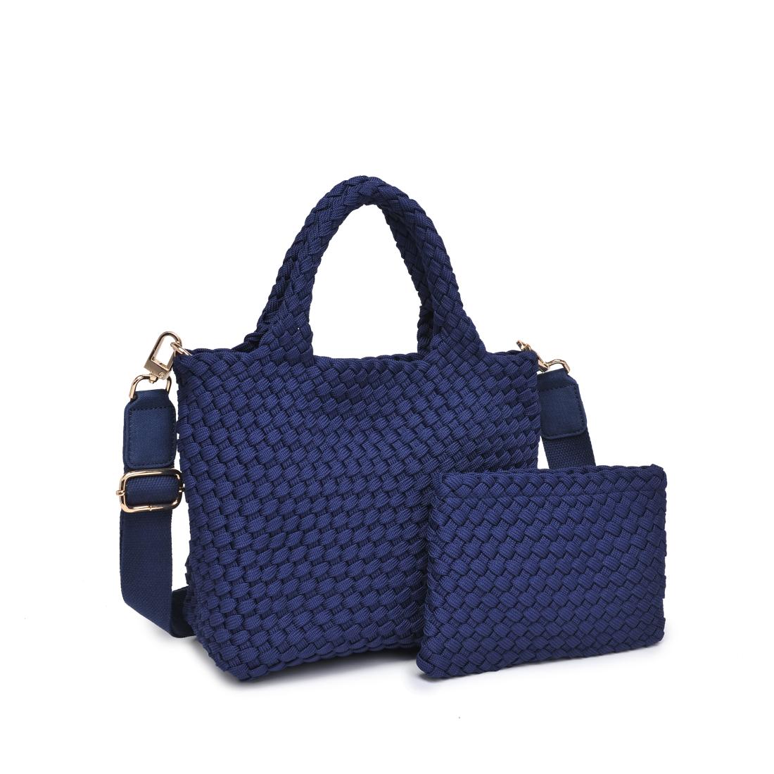 Product Image of Sol and Selene Sky's The Limit - Small Laced Up Eco-Edition Crossbody 841764111720 View 6 | Navy