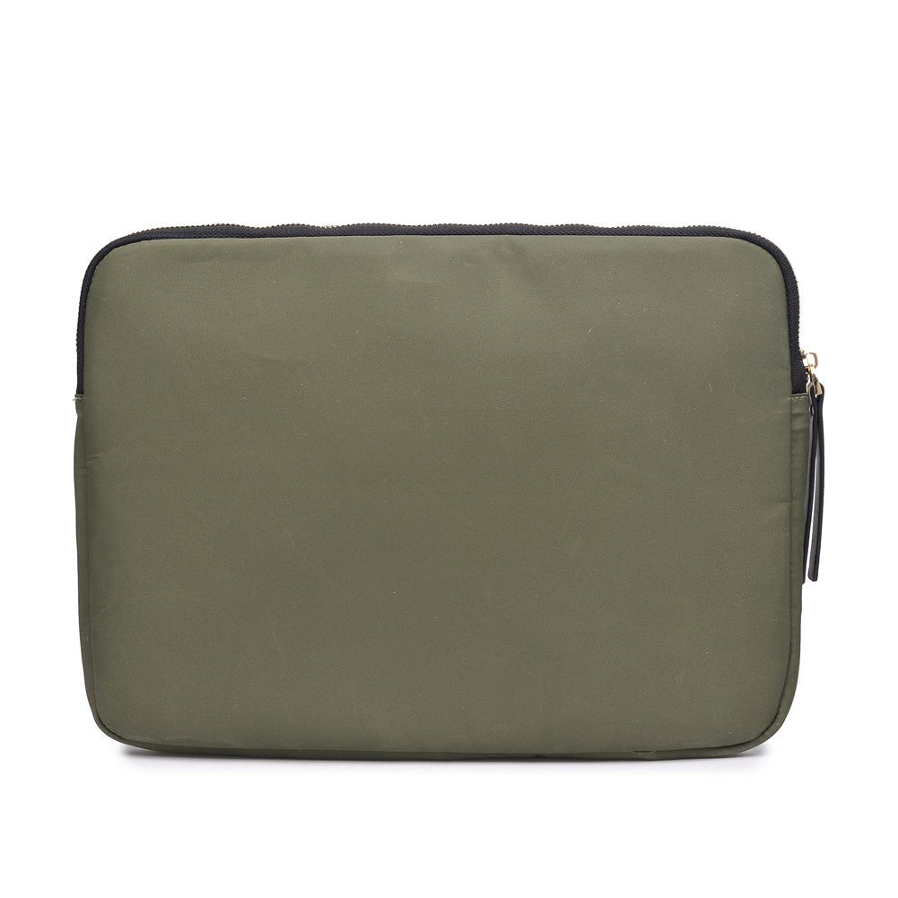 Product Image of Sol and Selene Self Made Computer Laptop Sleeve 841764103909 View 7 | Olive