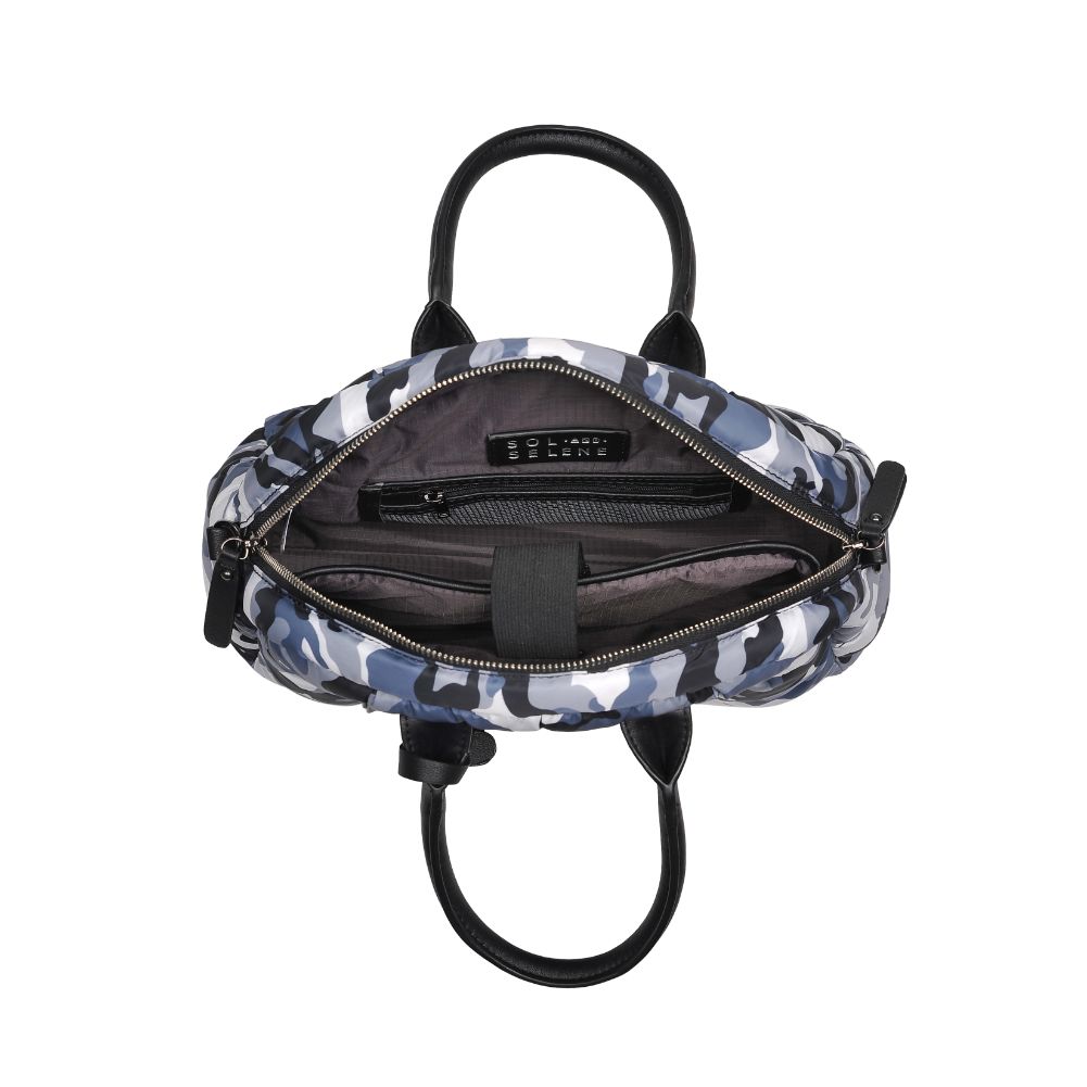 Product Image of Sol and Selene Flying High - Mini Satchel 841764105842 View 8 | Slate Camo
