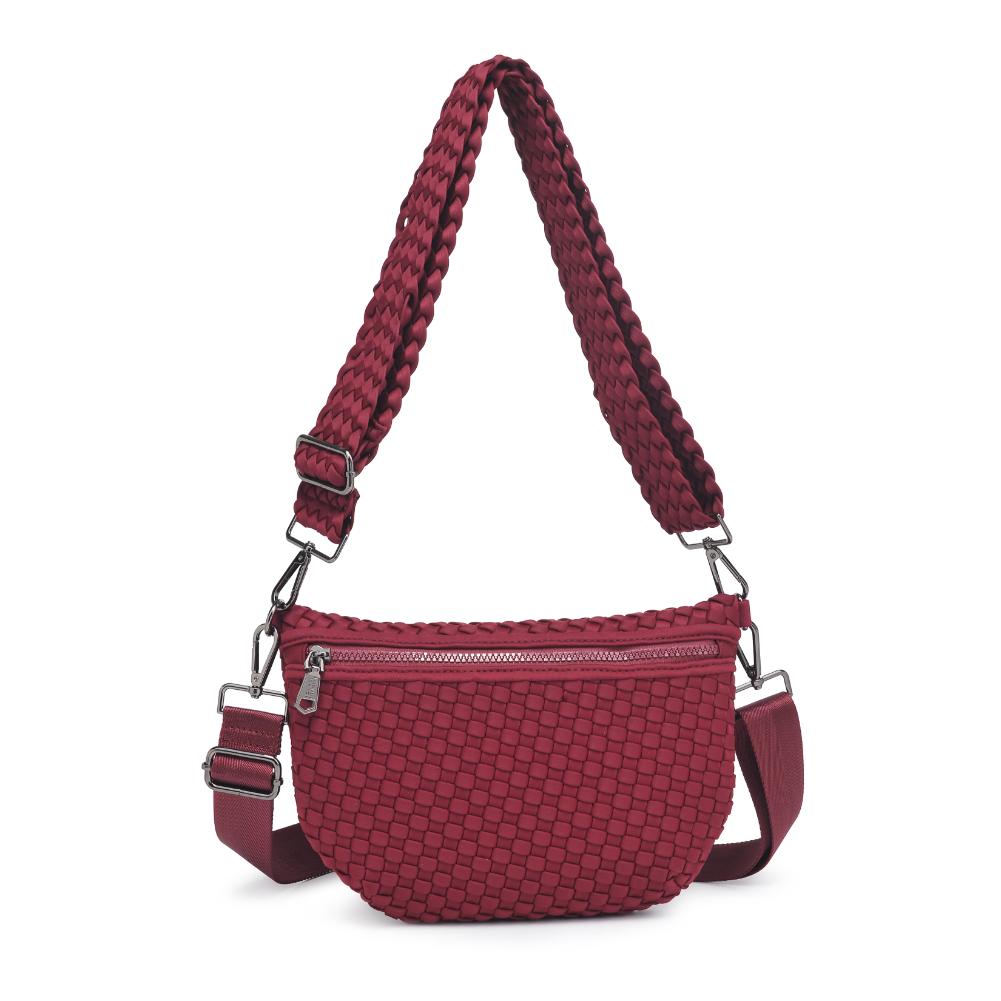 Sol and Selene Ethereal - Woven Neoprene Crossbody 841764110907 View 5 | Wine