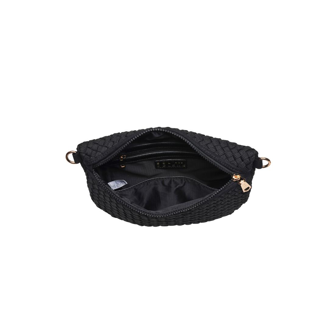 Product Image of Sol and Selene Ethereal - Woven Laced Up Eco-Edition Crossbody 841764111539 View 8 | Black