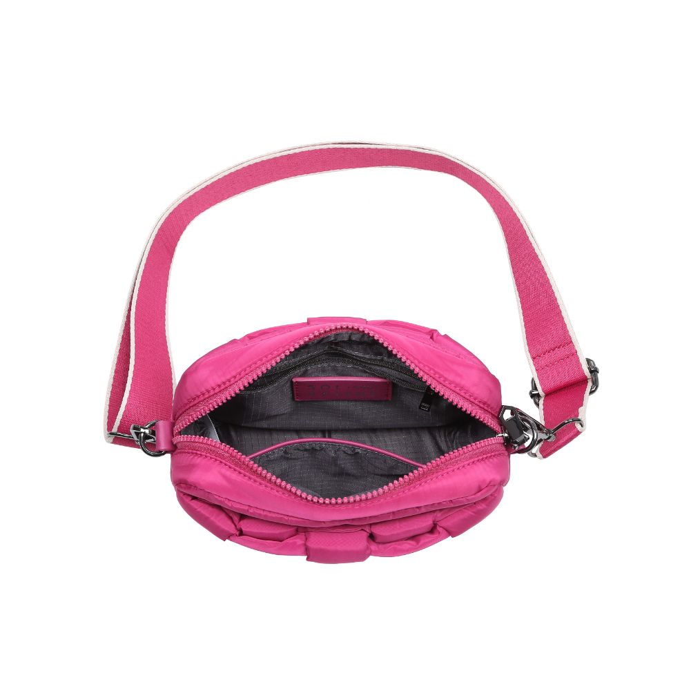 Sol and Selene Inspiration - Woven Nylon Crossbody 841764107600 View 8 | Magenta