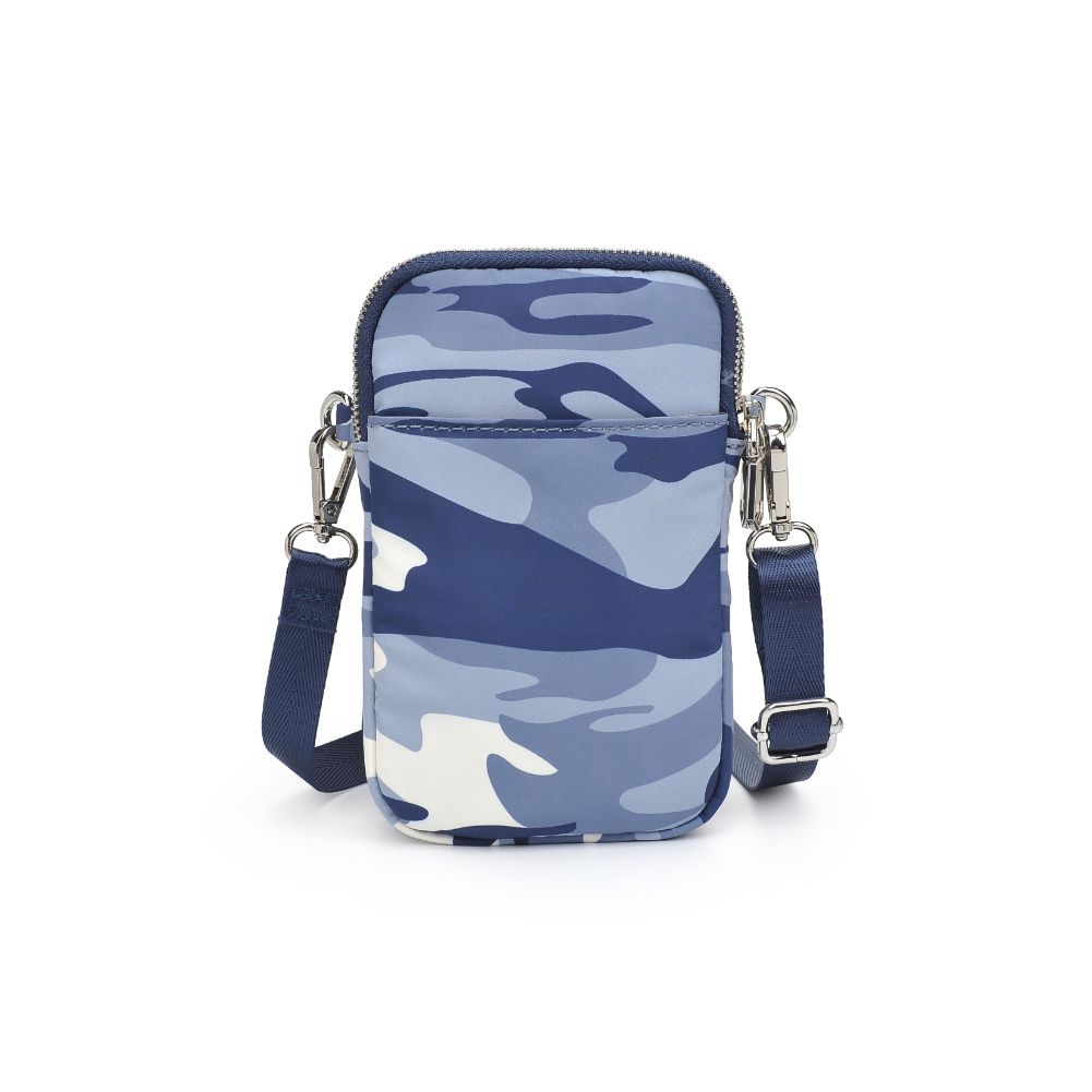 Sol and Selene Divide & Conquer Crossbody 841764106054 View 3 | Blue Camo Silver