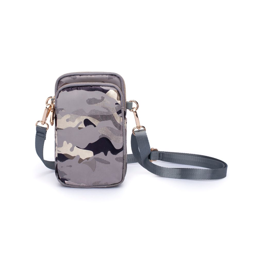 Sol and Selene Divide & Conquer Crossbody 841764105439 View 5 | Seafoam Metallic Camo