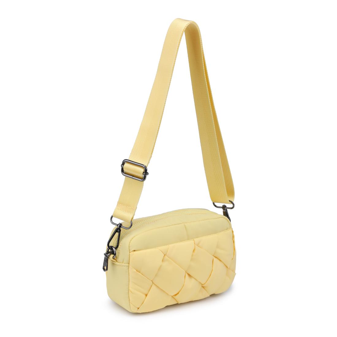 Woman wearing Butter Sol and Selene Inspiration - Braided Woven Nylon Crossbody 841764111782 View 6 | Butter