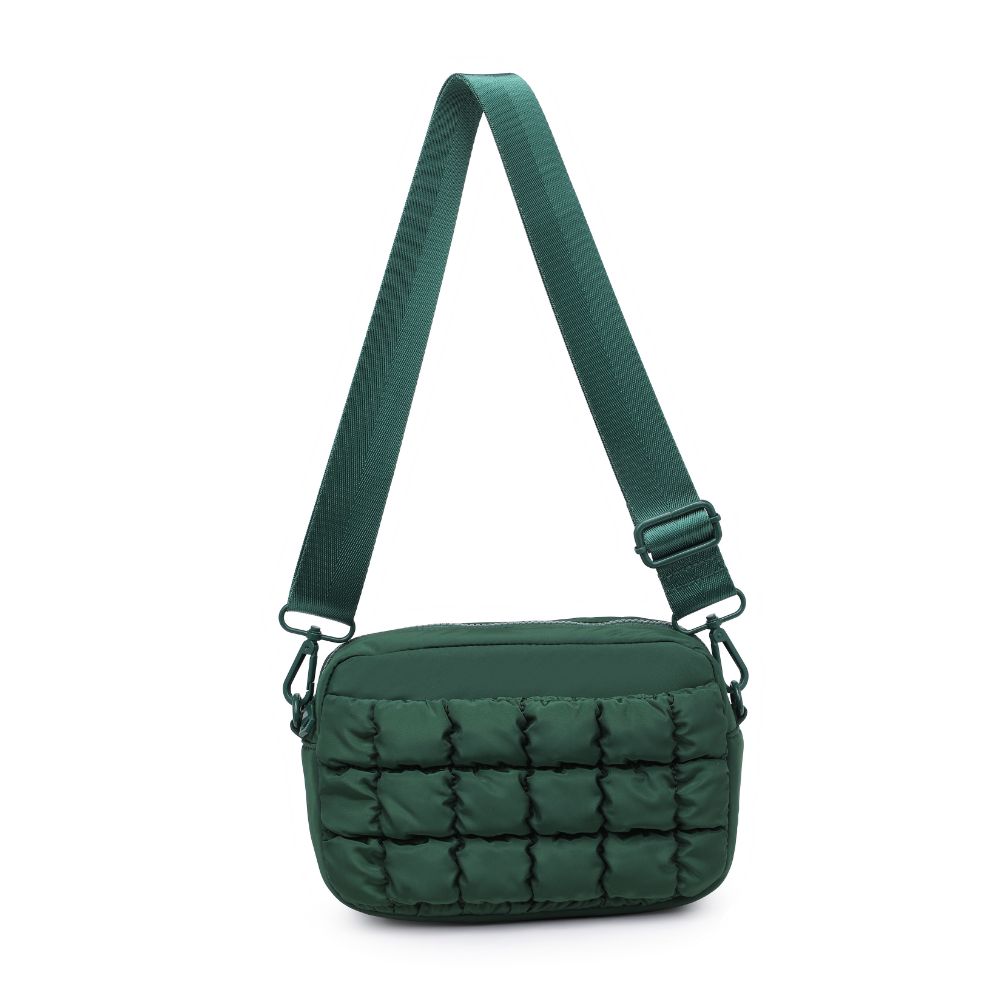 Product Image of Sol and Selene Inspiration - Quilted Nylon Crossbody 841764108393 View 5 | Emerald
