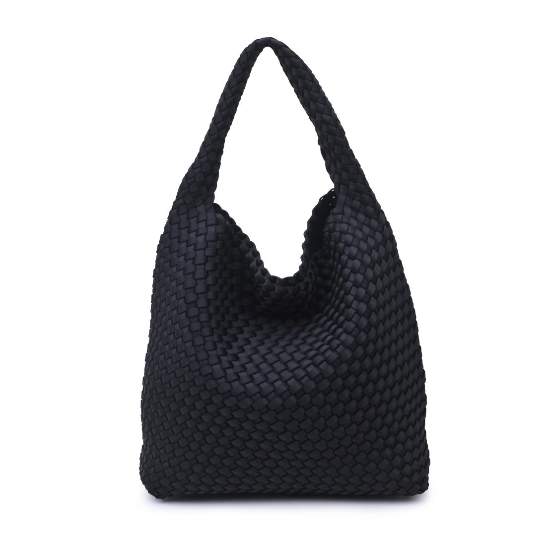 Sol and Selene Celestial Woven Neoprene Hobo 841764111201 View 5 | Black
