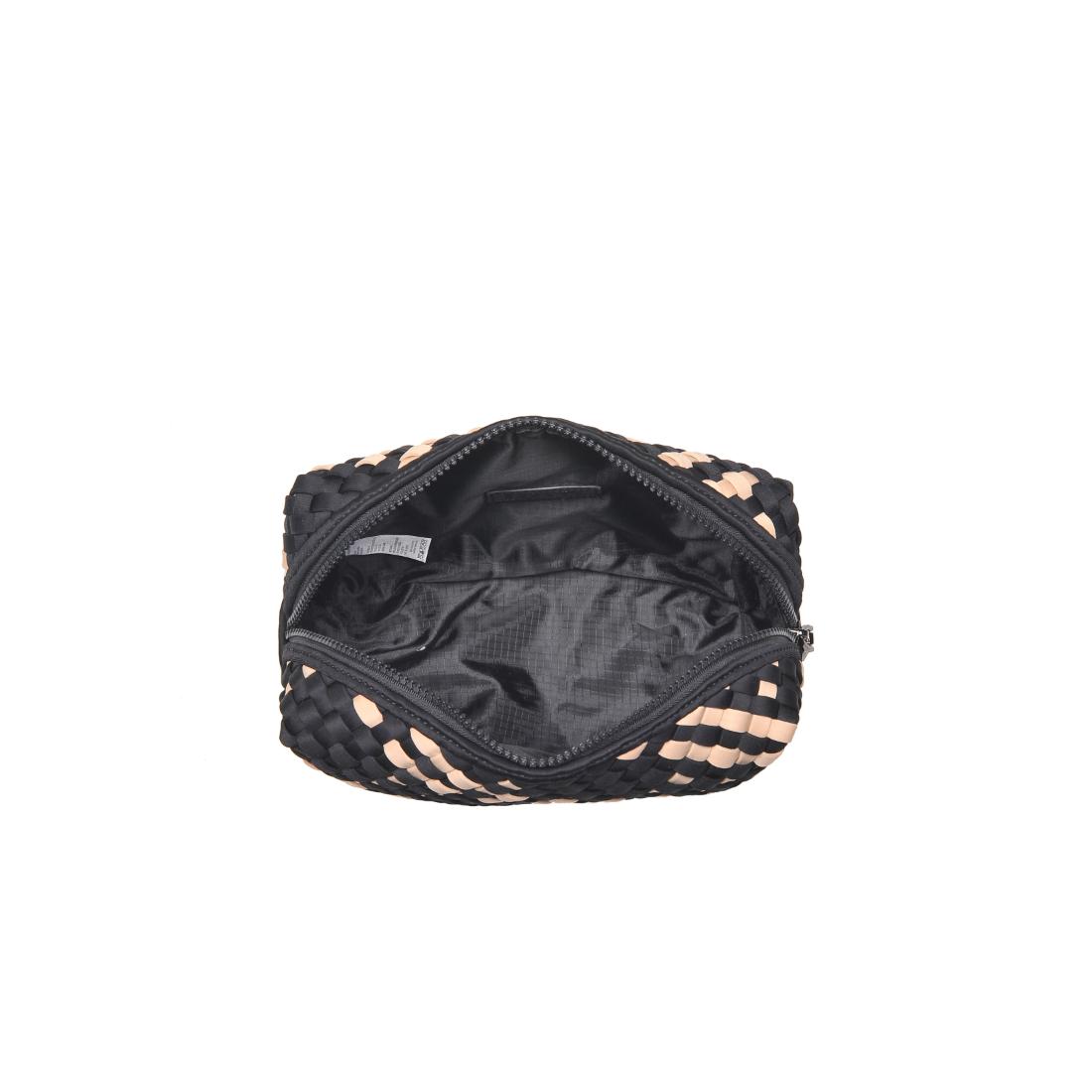 Sol and Selene Altitude - Woven Neoprene Cosmetic & Travel Organizer Pouch 841764112147 View 8 | Black Nude