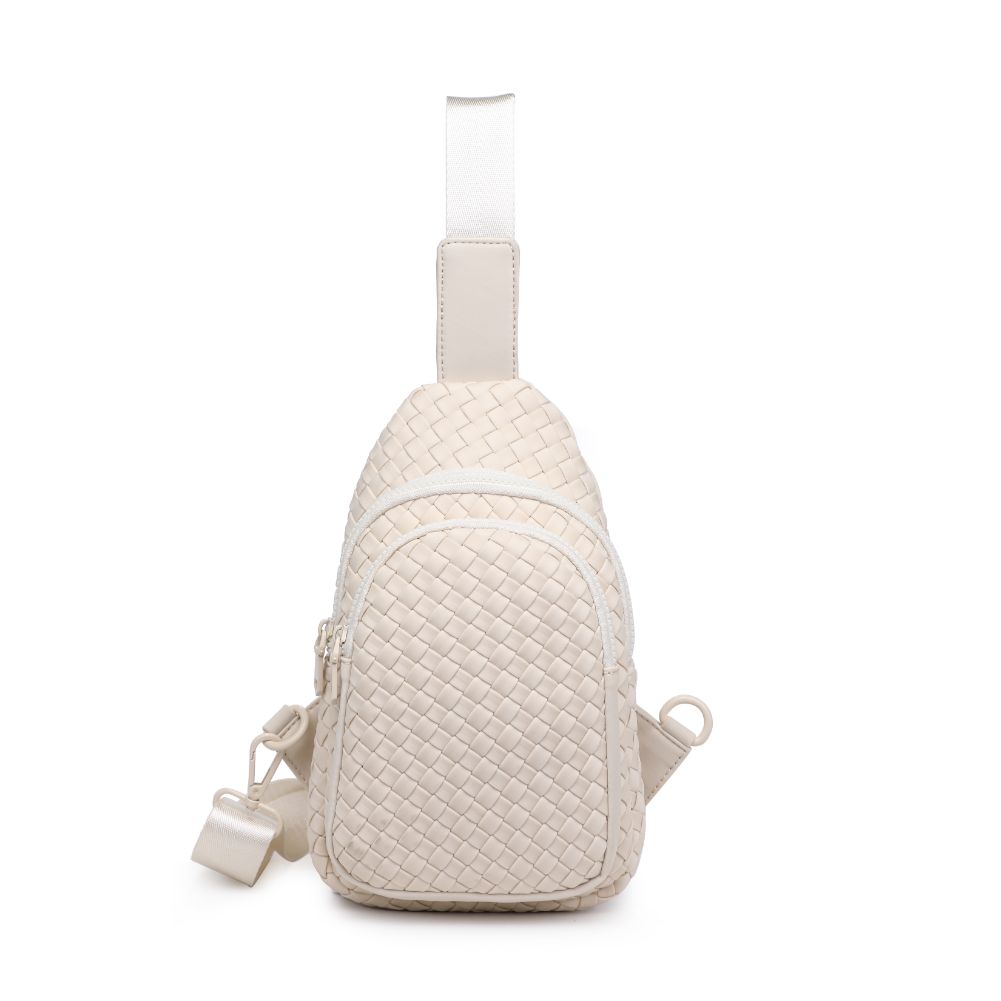 Product Image of Sol and Selene Beyond The Horizon - Woven Neoprene Sling Backpack 841764109277 View 5 | Cream