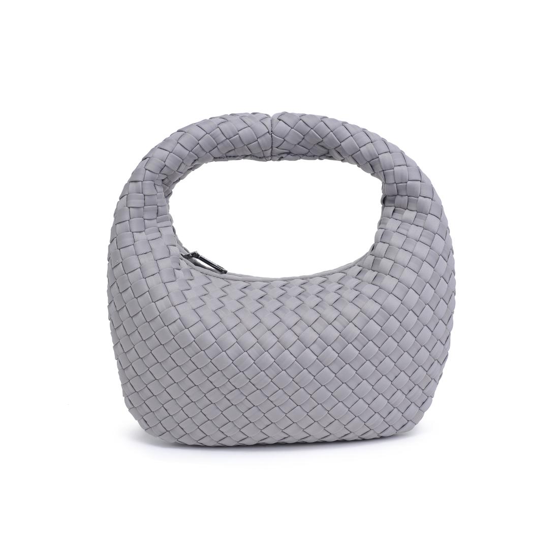 Woman wearing Fog Sol and Selene Dare to Dream - Small Woven Neoprene Clutch 841764111508 View 5 | Fog