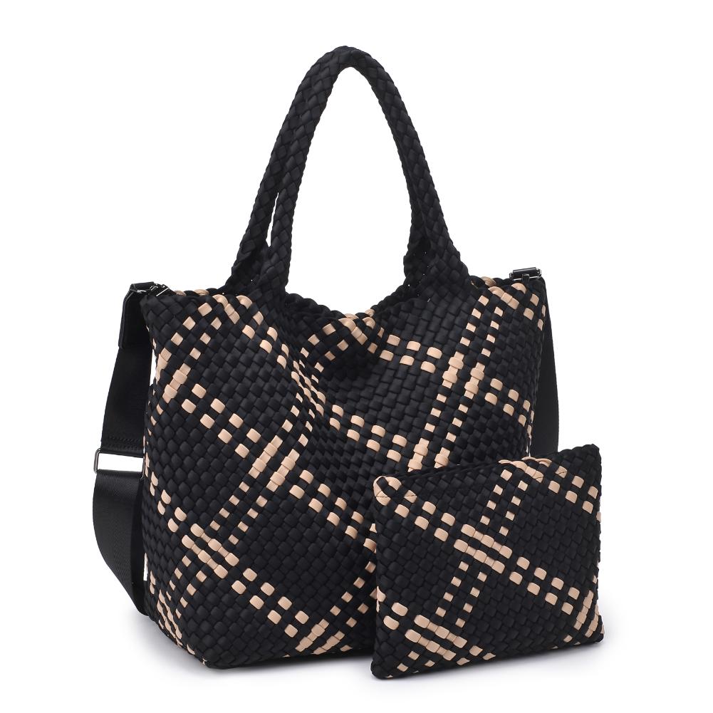 Product Image of Sol and Selene Sky's The Limit - Medium Tote 841764110334 View 6 | Black Nude