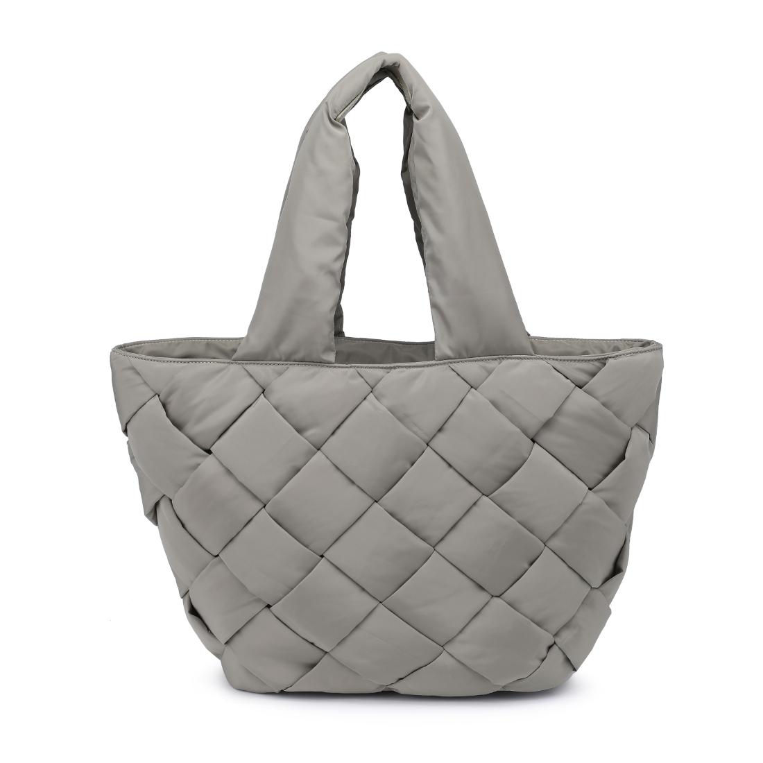 Woman wearing Desert Sage Sol and Selene Intuition East West Tote 841764111850 View 7 | Desert Sage