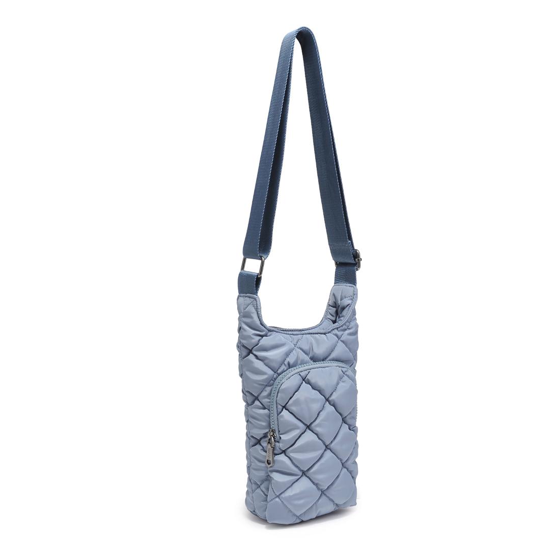 Woman wearing Slate Sky Sol and Selene Let It Flow - Puffer Crossbody 841764112093 View 6 | Slate Sky