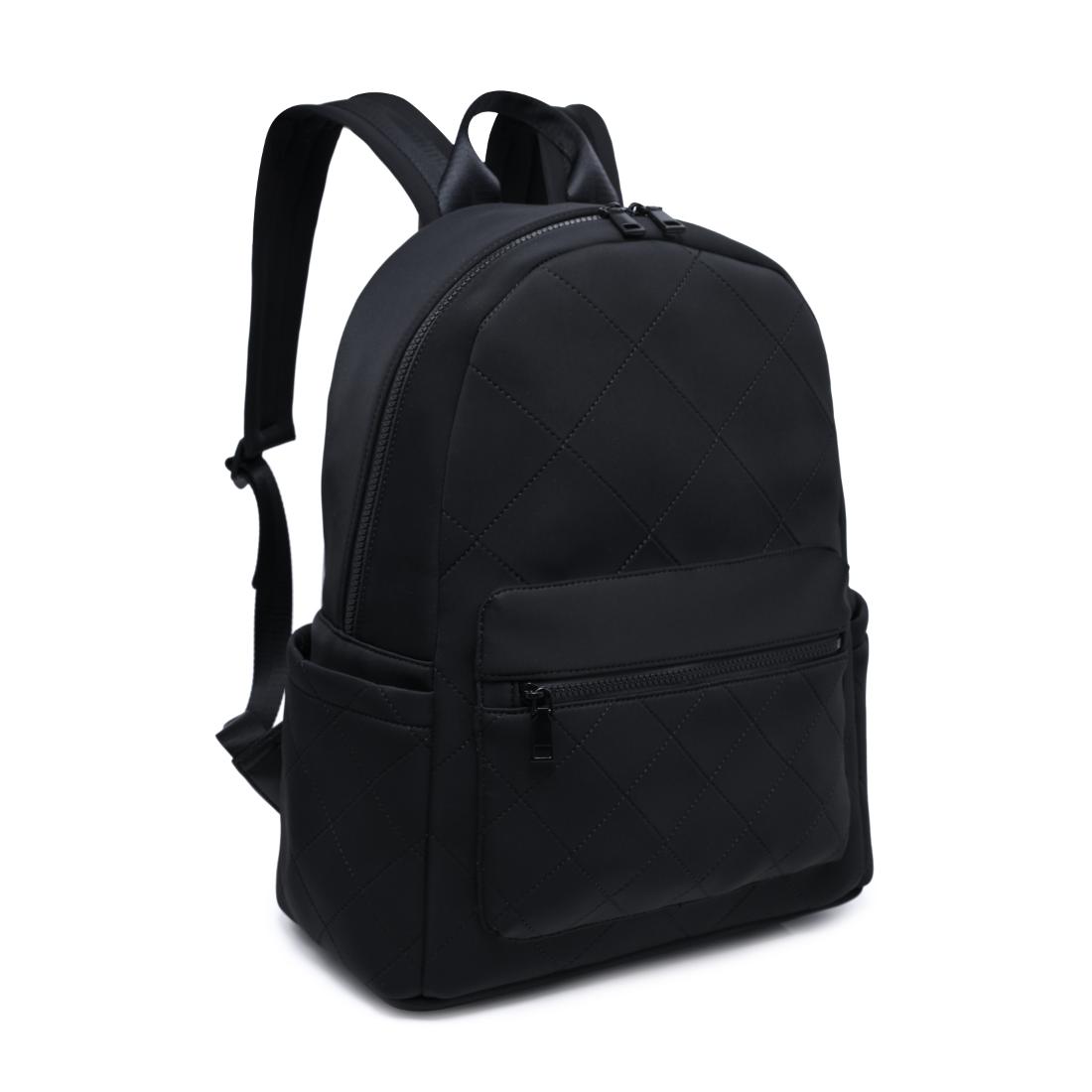 Sol and Selene Motivator - Medium Quilted Neoprene Backpack 841764113229 View 2 | Black