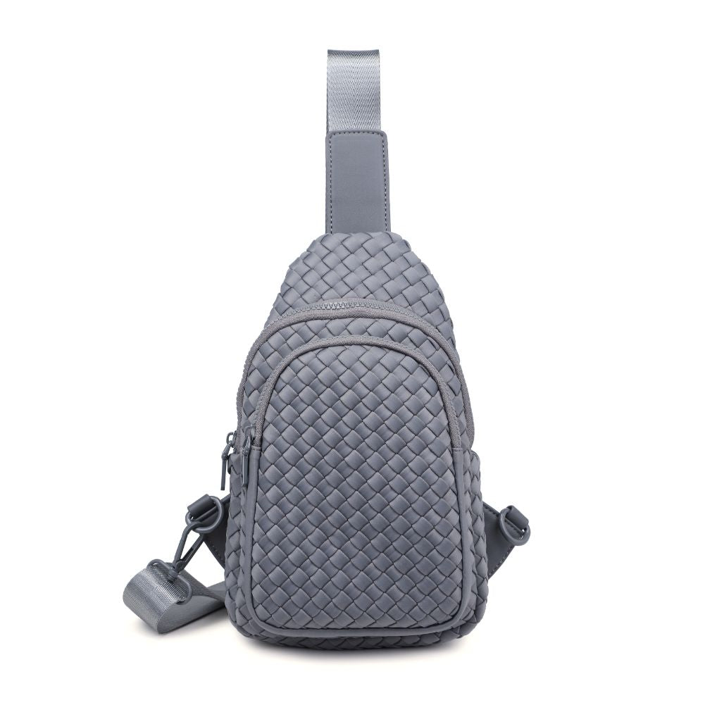 Product Image of Sol and Selene Beyond The Horizon - Woven Neoprene Sling Backpack 841764108065 View 5 | Grey