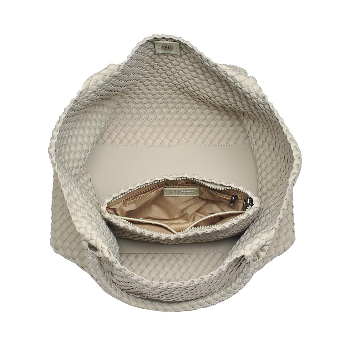 Woman wearing Sage Sol and Selene Sky's The Limit - Large Tote 841764111355 View 9 | Sage