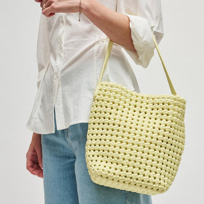 Woman wearing Butter Sol and Selene Gaia Shoulder Bag 841764112802 View 1 | Butter