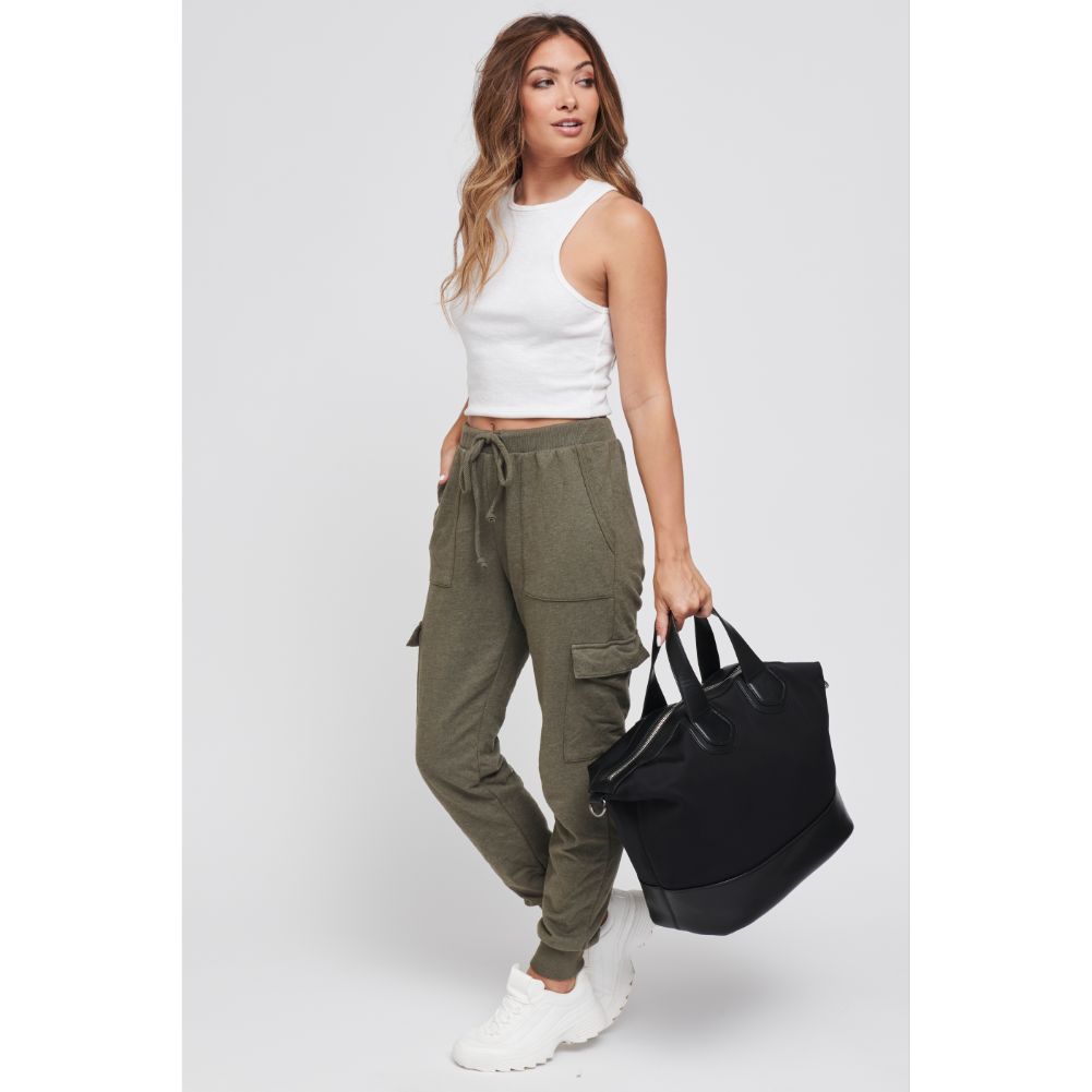 Woman wearing Black Sol and Selene Dream Big Weekender 841764103169 View 3 | Black