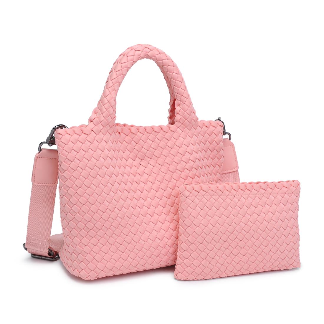 Woman wearing Blush Sol and Selene Sky's The Limit - Small Crossbody 841764111379 View 6 | Blush