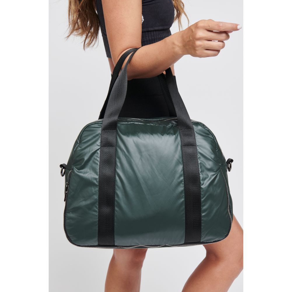 Woman wearing Olive Sol and Selene Amplify Duffel 841764104937 View 4 | Olive