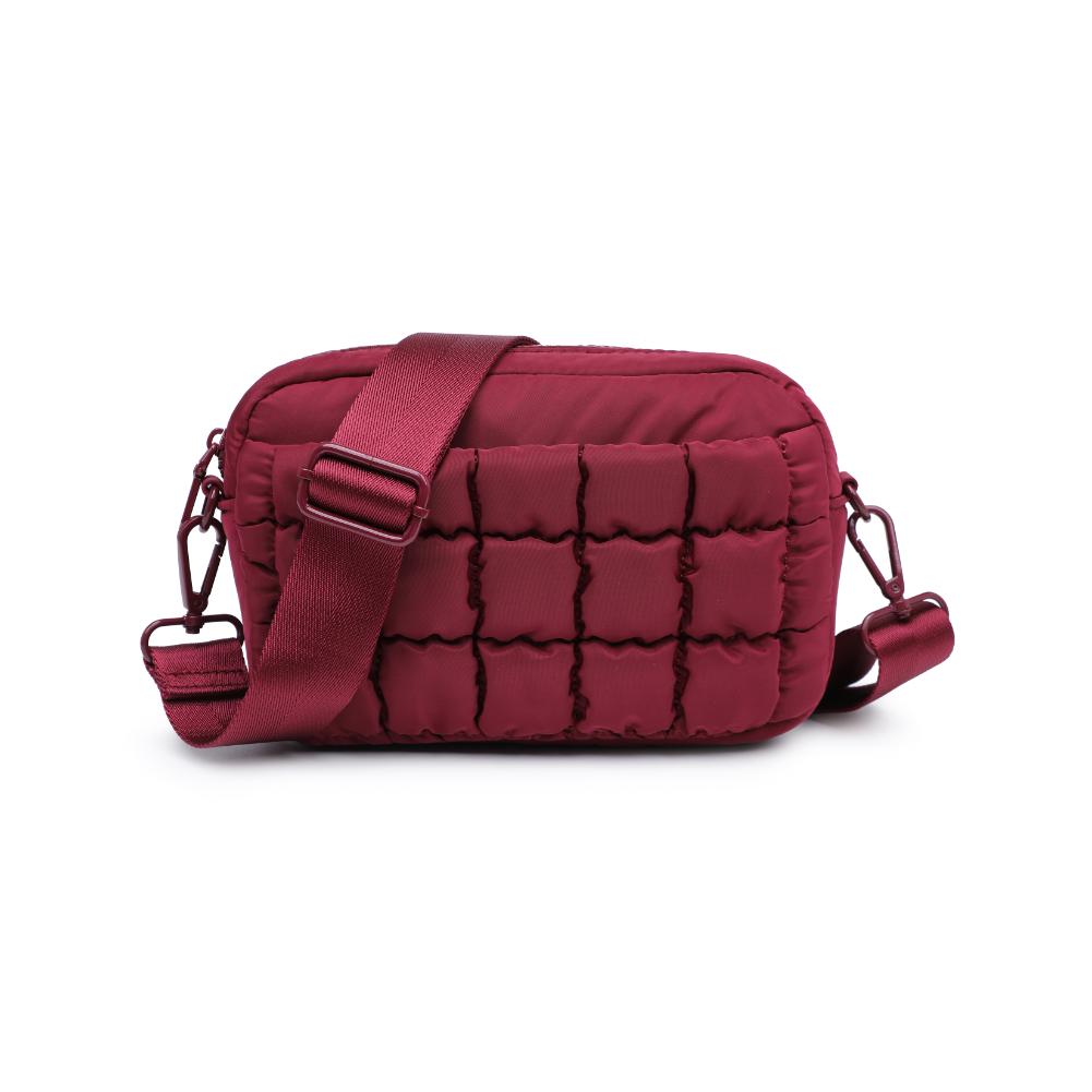 Product Image of Sol and Selene Inspiration - Quilted Nylon Crossbody 841764110594 View 5 | Burgundy