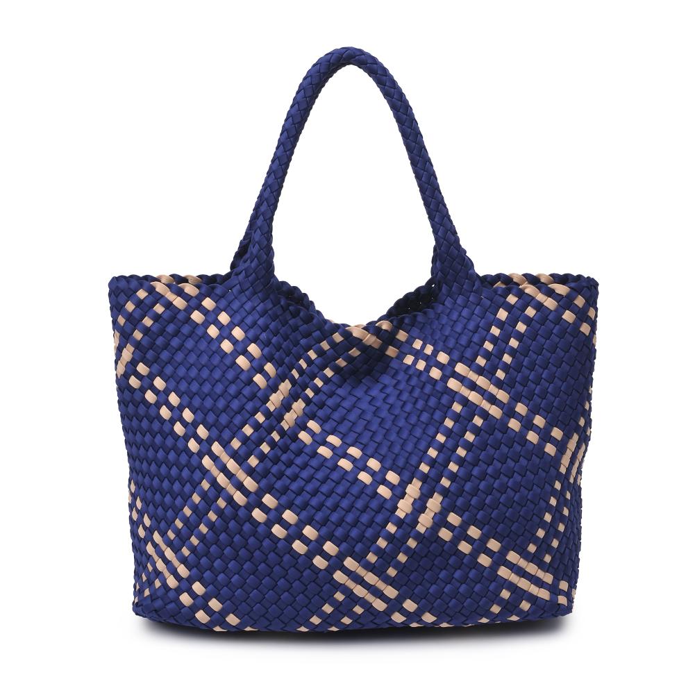 Product Image of Sol and Selene Sky's The Limit - Large Tote 841764110259 View 5 | Navy Nude