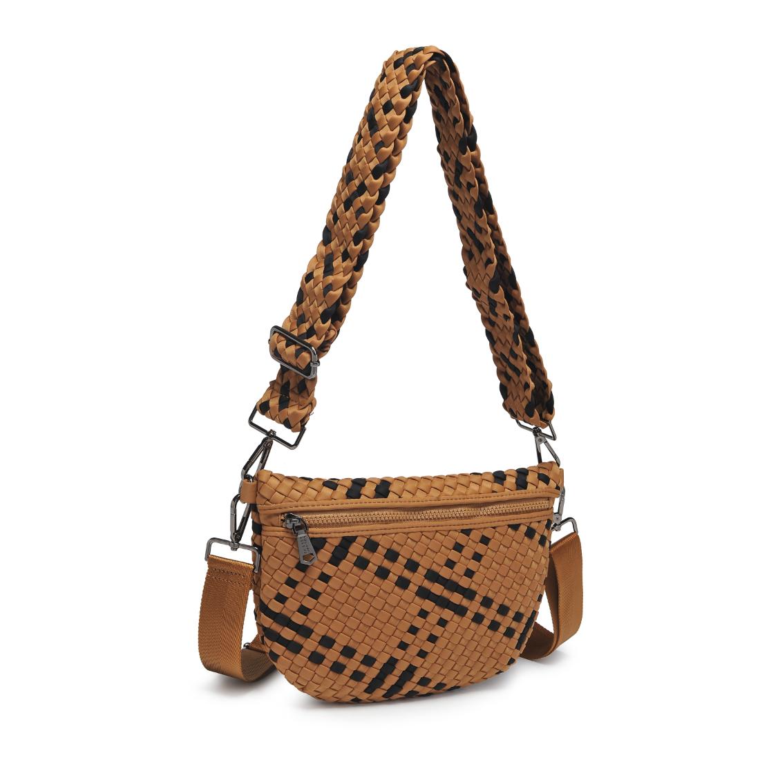 Sol and Selene Ethereal - Woven Neoprene Crossbody 841764111966 View 6 | Sand Black