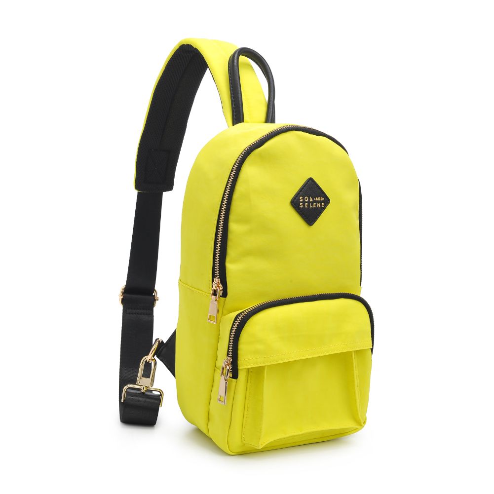 Product Image of Sol and Selene Hustle Sling Backpack 841764106566 View 6 | Yellow