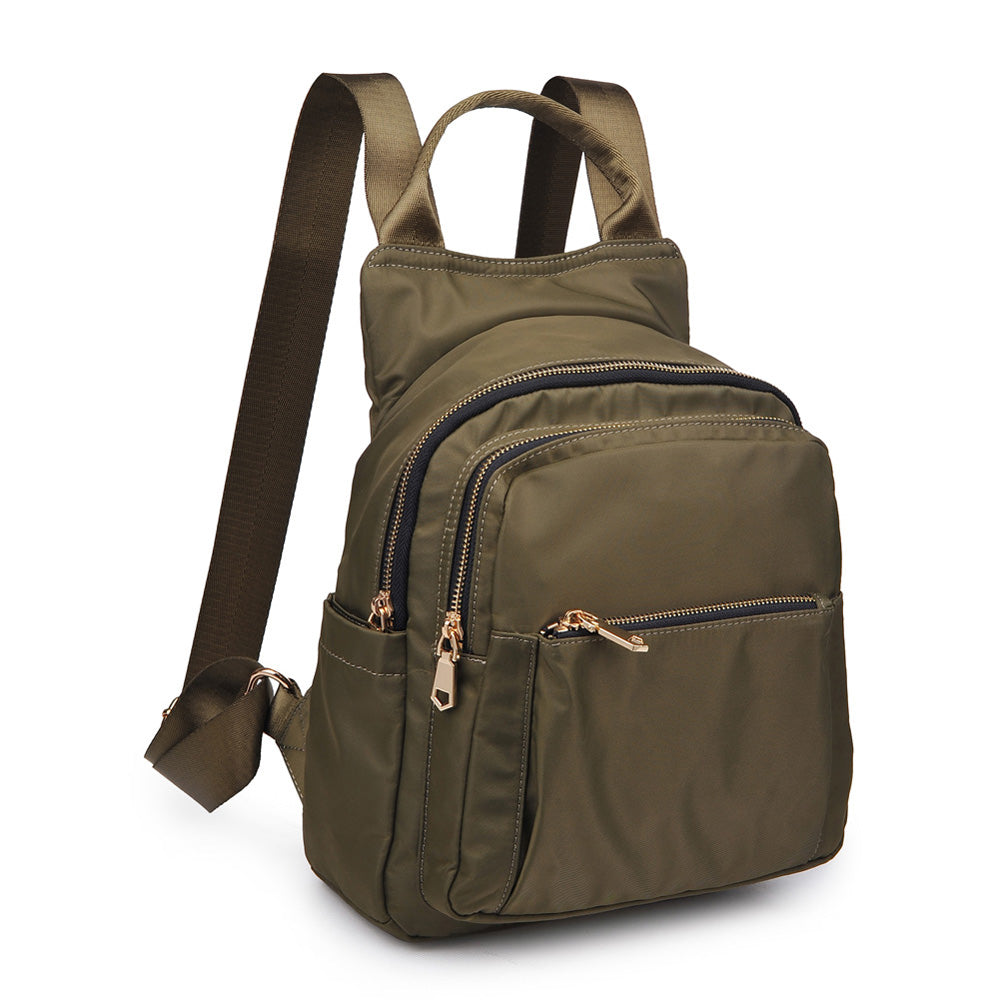 Product Image of Sol and Selene Rise & Shine Backpack 841764103763 View 6 | Olive