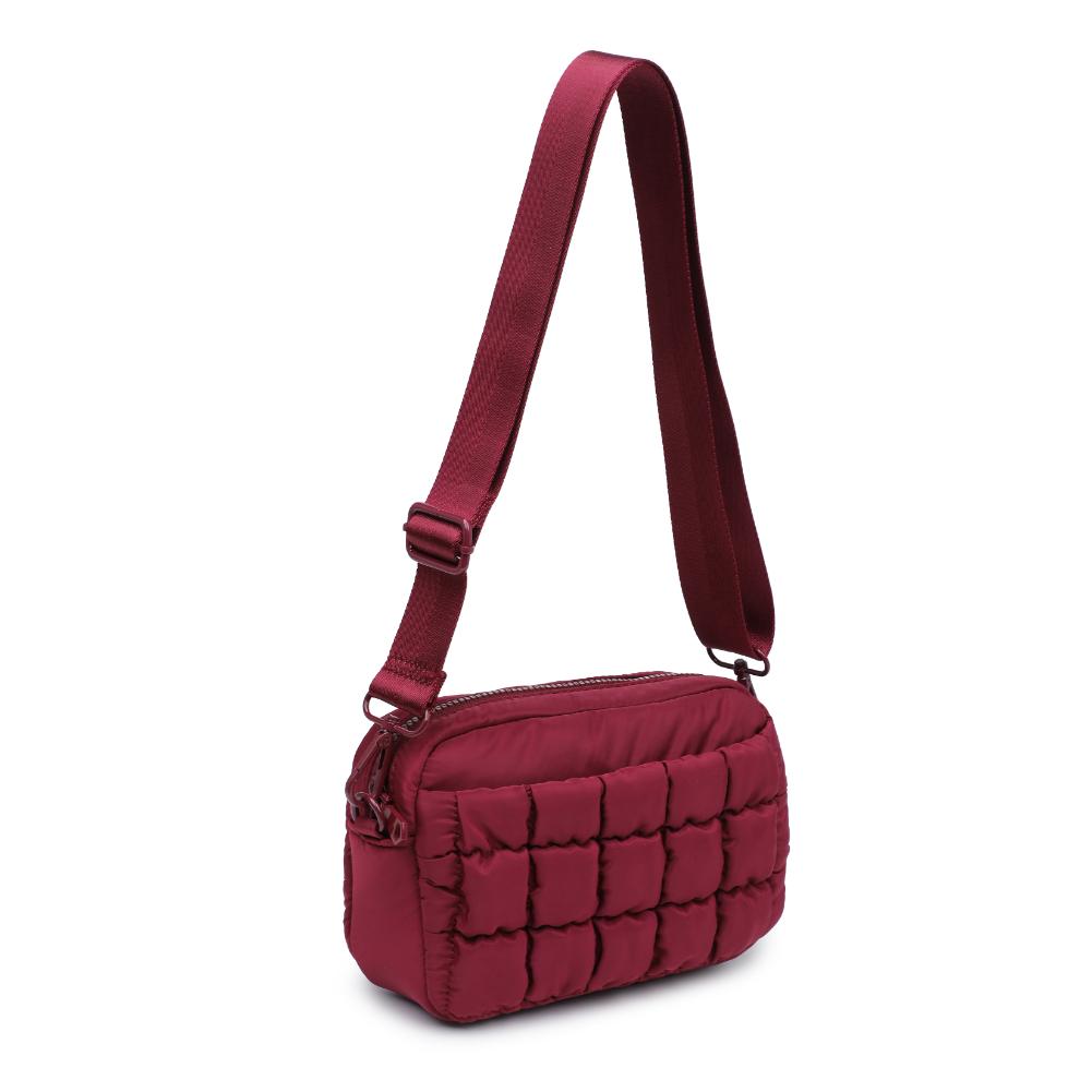 Product Image of Sol and Selene Inspiration - Quilted Nylon Crossbody 841764110594 View 6 | Burgundy