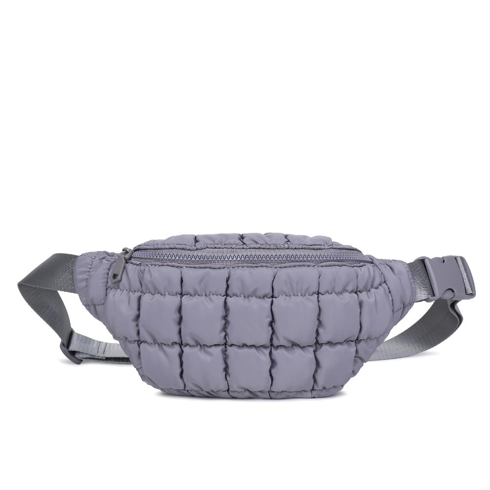 Woman wearing Grey Sol and Selene Resurgence Belt Bag 841764109673 View 5 | Grey
