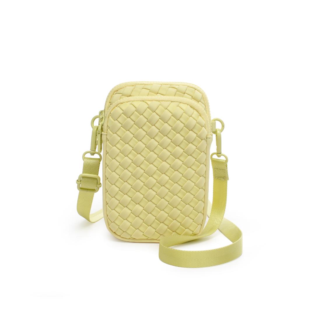 Woman wearing Butter Sol and Selene Divide & Conquer - Woven Neoprene Crossbody 841764111249 View 5 | Butter