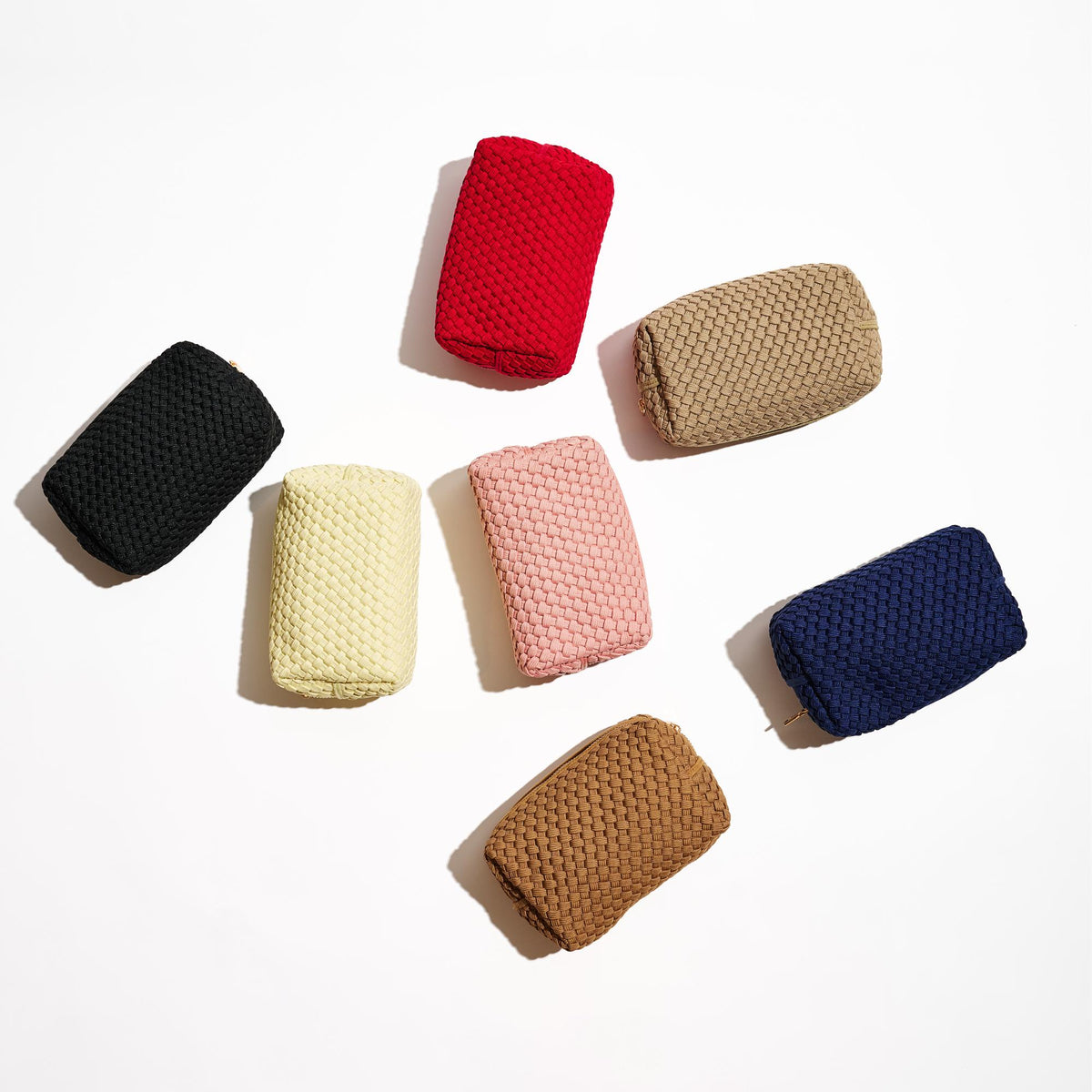 Woman wearing Blush Sol and Selene Altitude - Laced Up Eco-Edition Cosmetic Pouch 841764112246 View 2 | Blush